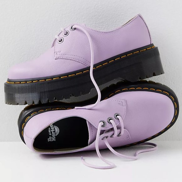NIB Dr. Martens Lilac Purple 1461 Quad II Vintage Shoes